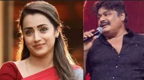 திரிஷா, மன்சூர் அலிகான்