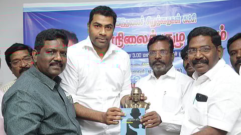 வி.சி.க. உயர்நிலைக் குழுக் கூட்டத்தில் துணைப் பொதுச்செயலாளராக நியமிக்கப்பட்ட ஆதவ் அர்ஜூனா!