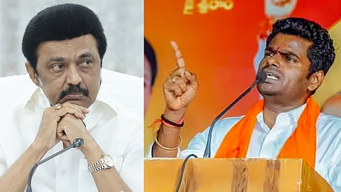 முதலமைச்சர் ஸ்டாலின் - அண்ணாமலை, பா.ஜ.க. மாநிலத் தலைவர்