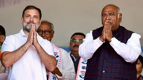 ராகுல் காந்தி - மல்லிகார்ஜுன கார்கே