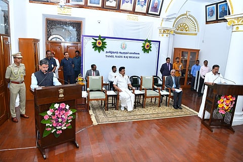 அமைச்சராக மீண்டும் பொன்முடி பதவியேற்பு