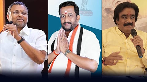 (வலமிருந்து) கார்த்திக் சிதம்பரம், சேவியர் தாஸ், தேவநாதன்