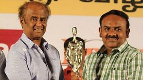 ரஜினிகாந்துடன் எஸ்.ராமகிருஷ்ணன்