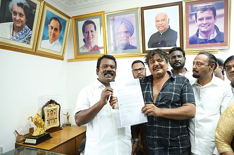 மன்சூர் அலிகான் - செல்வப்பெருந்தகை