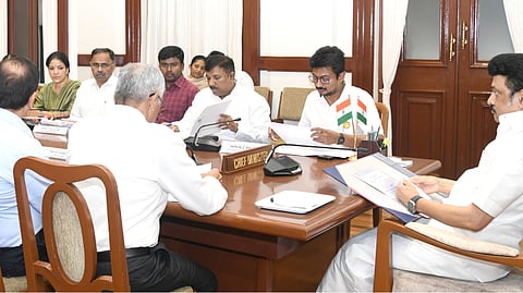 14 மாவட்ட ஆட்சியர்களுடன் முதலமைச்சர் ஆலோசனை