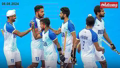 வெண்கலம் வென்ற இந்திய ஹாக்கி அணி