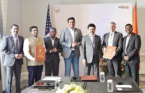 Ohmium mou signed in presence of chief minister m k stalin