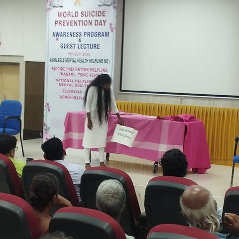 World suicide prevention day in chengalpattu medical college drama