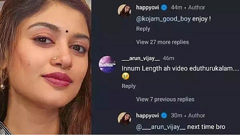 இன்ஸ்டாவில் ஓவியா அளித்த பதில்