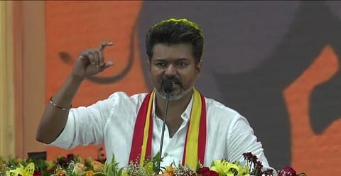 தவெக தலைவர் விஜய்