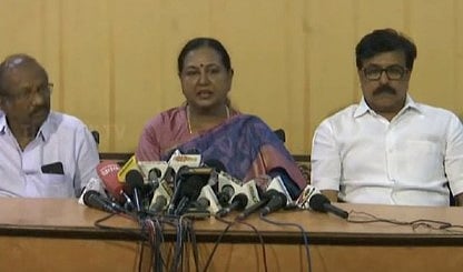 செய்தியாளர் சந்திப்பு பிரேமலதா விஜயகாந்த்