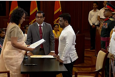 Sri Lanka Anura kumara Dissanayake's new cabinet swore in today
