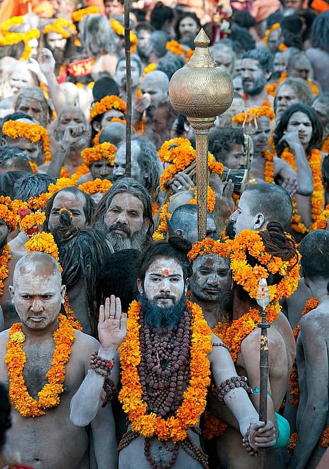Naga baba at Kumbhmela