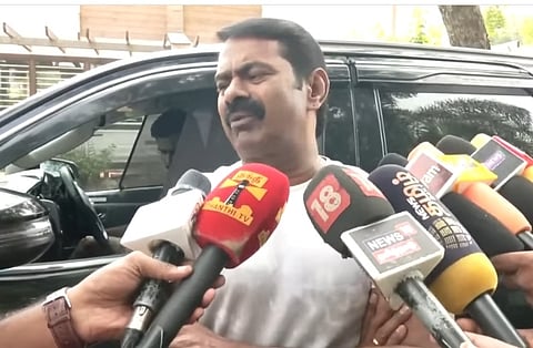 பார்த்தது பொய், படம் பொய்யெனப் பேசக்கூடாது - சீமான் சிரிப்பு பதில்!