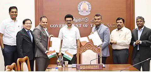 கோத்தாரி காலணி நிறுவனத்துடன் ரூ.5000 கோடி முதலீட்டு ஒப்பந்தம்!