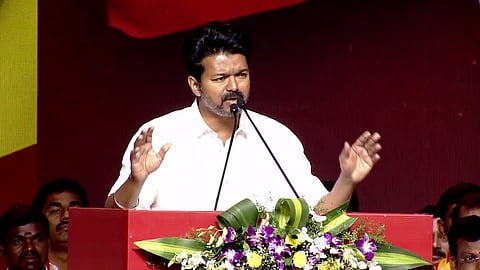 தவெக தலைவர் விஜய்