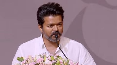 தவெக தலைவர் விஜய்