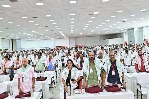 மதுரை சிபிஎம் மாநாட்டில் பாலஸ்தீனர்கள் மீதான இனப்படுகொலையைக் கண்டித்து தீர்மானம்