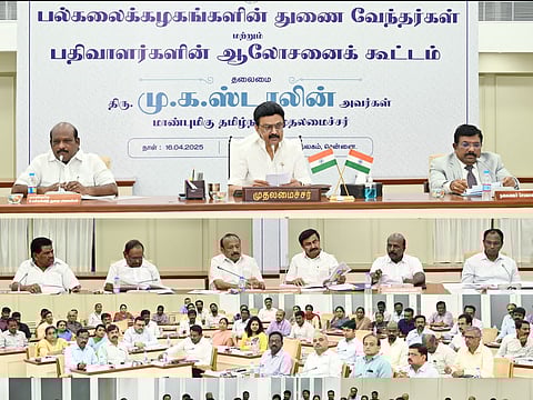 பிரிவினைக்கு இடமில்லை- துணைவேந்தர்களுக்கு முதல்வர் எச்சரிக்கை!