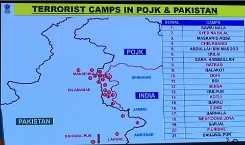 நள்ளிரவு ஆபரேஷன் சிந்தூர்: இலக்குகளின் முழுப்பட்டியல் இதுதான்!