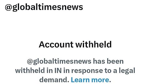 சீன அரசின் ஊடக கணக்கை முடக்கிய இந்தியா... என்ன காரணம்?