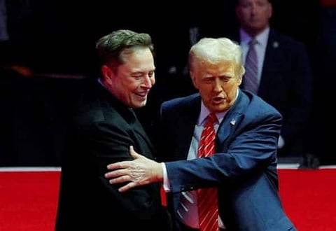 ட்ரம்புடன் மஸ்க்