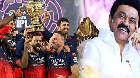 பெங்களூர் அணிக்கு வாழ்த்து: ‘ப்பா எப்படிப்பட்ட முதல்வர்…’ வெடித்த மோதல்!