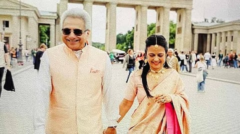 பினாகி மிஸ்ராவுடன் மஹுவா மொய்த்ரா!