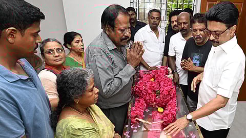 வா.மு.சேதுராமனுக்கு முதல்வர் ஸ்டாலின் அஞ்சலி!