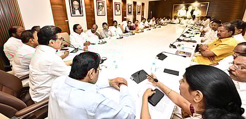 ஸ்டாலின் தலைமையில் திமுக எம்.பி.க்கள் கூட்டம்