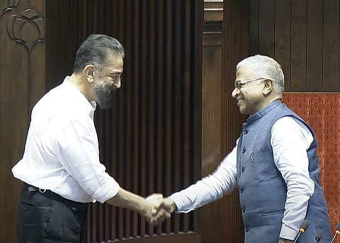 கமல், சல்மா உட்பட 4 எம்.பி.கள் பதவியேற்பு!