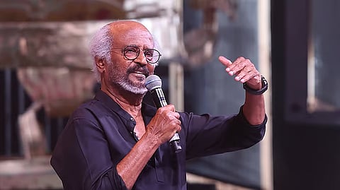 கூலி பட விழாவில் ரஜினிகாந்த்