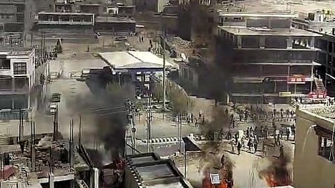 லடாக்கின் லே நகரில் உள்ள பாஜக அலுவலகத்துக்கு தீ வைப்பு