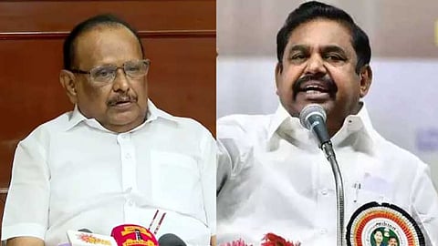 அமைச்சர் ரகுபதி - எடப்பாடி பழனிசாமி