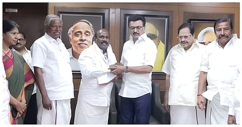 முதல்வர் ஸ்டாலின் முன்னிலையில் திமுகவில் இணைந்த மனோஜ் பாண்டியன்