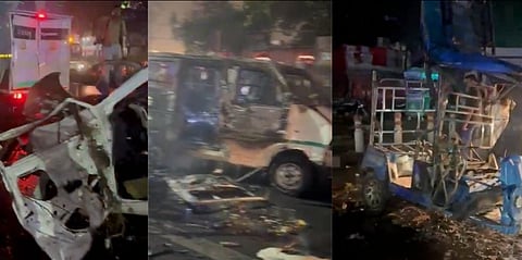 டெல்லி செங்கோட்டை அருகே குண்டுவெடிப்பு- 8 பேர் பலி!