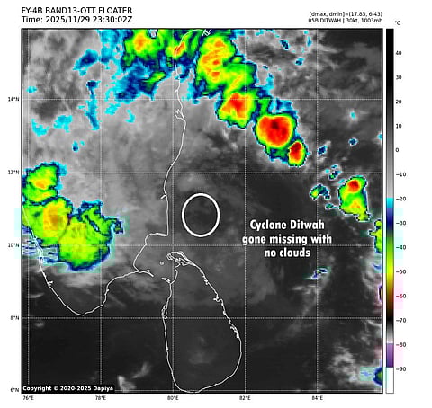 பொசுக்குனு போய்டுச்சே... தமிழ்நாடு வெதர்மேன் முக்கிய தகவல்!