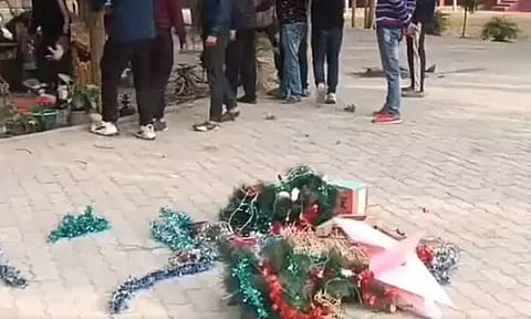 கிறிஸ்துமஸ் கொண்டாட்டங்கள் மீது இந்துத்துவ அமைப்பினர் தாக்குதல்!