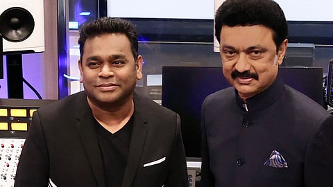 ஏ.ஆர். ரஹ்மான் - முதலமைச்சர் மு.க.ஸ்டாலின்