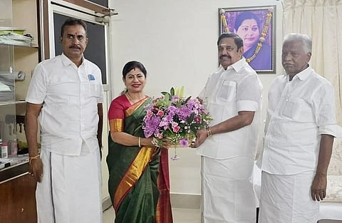 ஆதவ் அர்ஜூனாவின் மாமியார் அ.தி.மு.க.வில்!