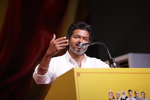 தவெக தலைவர் விஜய்