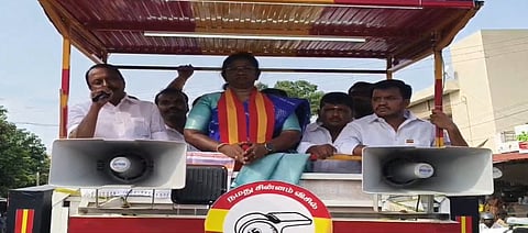 அ.தி.மு.க. சின்னத்துக்கு வாக்கு கேட்ட த.வெ.க. செங்கோட்டையன்!