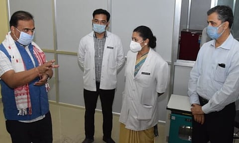 ক'ৰ'না মহামাৰীৰ বিৰুদ্ধে যুঁজঃ গুৱাহাটীৰ বৰাগাঁৱত পৰীক্ষাগাৰ মুকলি