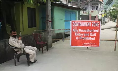 ক'ৰ'না আক্ৰান্ত চিনাক্তঃ গুৱাহাটীৰ আমবাৰী লেম্বৰোডক কণ্টেইনমেণ্ট জ'ন চিহ্নিত