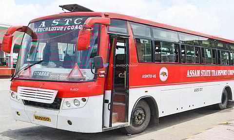 বিমানকোঠ-ৰেল ষ্টেচনলৈ যোৱা যাত্ৰীৰ বাবে পৰিবহণ নিগমৰ  বিশেষ বাছ