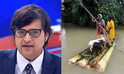 ৰাজ্যৰ বান সমস্যাক ৰাষ্ট্ৰীয় দুৰ্যোগৰূপে ঘোষণাৰ দাবী অৰ্ণব গোস্বামীৰ