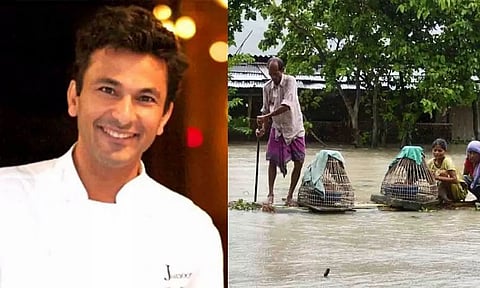 অসম-বিহাৰৰ বানাক্ৰান্তলৈ ২০ লাখ খাদ্যৰ টোপোলা ৰন্ধনবিদ বিকাশ খান্নাৰ