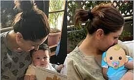 কনিষ্ঠ পুত্ৰ জেহৰ ৬ মহীয়া জন্মদিনৰ ফটো শ্বেয়াৰ অভিনেত্ৰী কৰীণাৰ