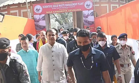 কামাখ্যা ধামত গোটা আৱৰ্জনা সংসাধন ক্ষেত্ৰ উদ্ধোধন মুখ্যমন্ত্ৰী শৰ্মাৰ