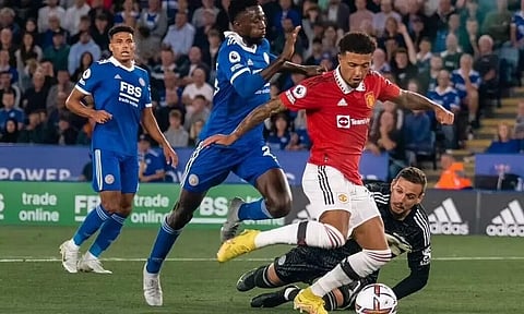 লেষ্টাৰত ছানচোৱে(Sancho Earns) মেন ইউ উইন লাভ কৰে